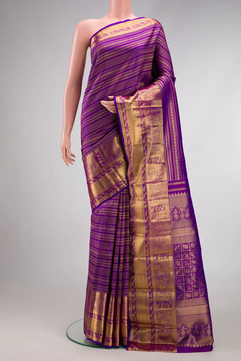 Pista Green Dual Tone Soft Silk Saree