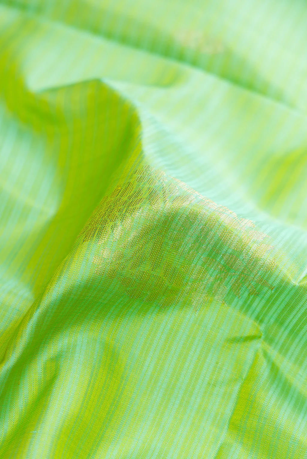 Pista Green Dual Tone Soft Silk Saree